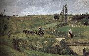 Camille Pissarro Leads to the loose many this graciousness Li road china oil painting artist